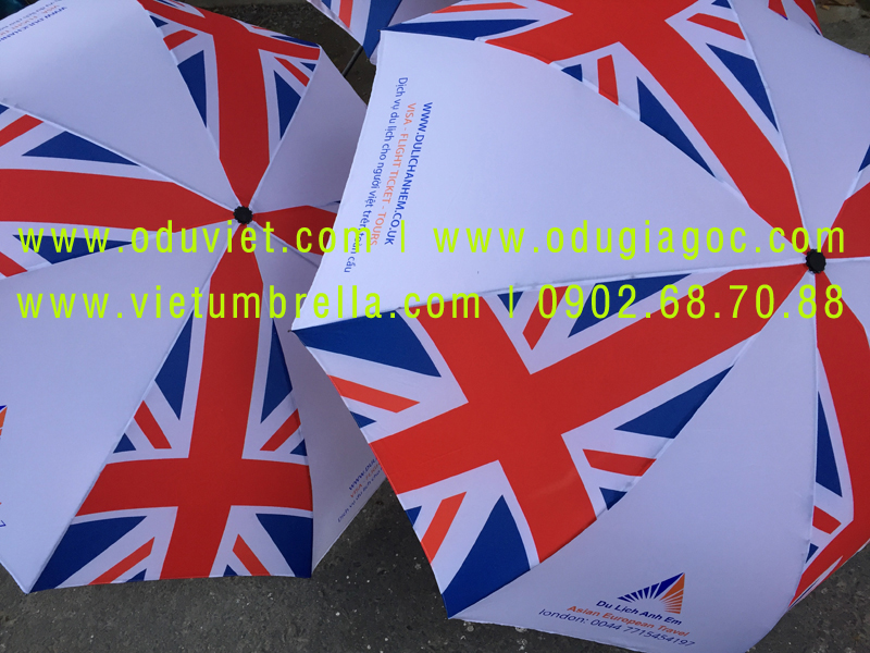 xưởng sản xuất ô dù cầm tay in logo quảng cáo